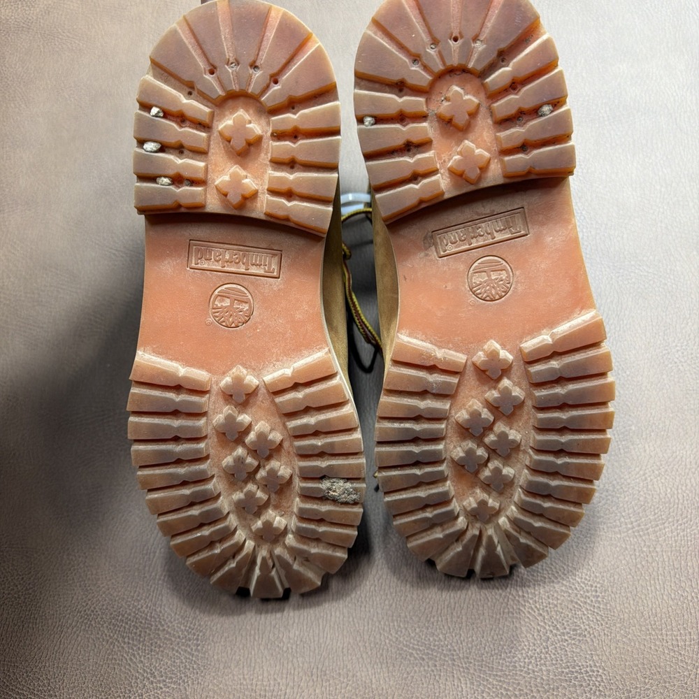 Timberland Boots Boys Size 5.5 Junior Y Premium 6 Inch Wheat Leather 200 Gram - Picture 7 of 7